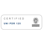 Logo certificazione UNI PDR 125 sulla parità di genere