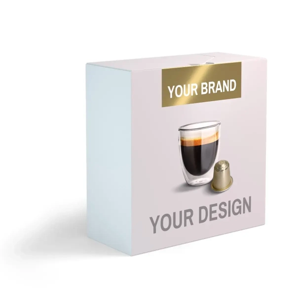 Scatola da 50 capsule personalizzabile